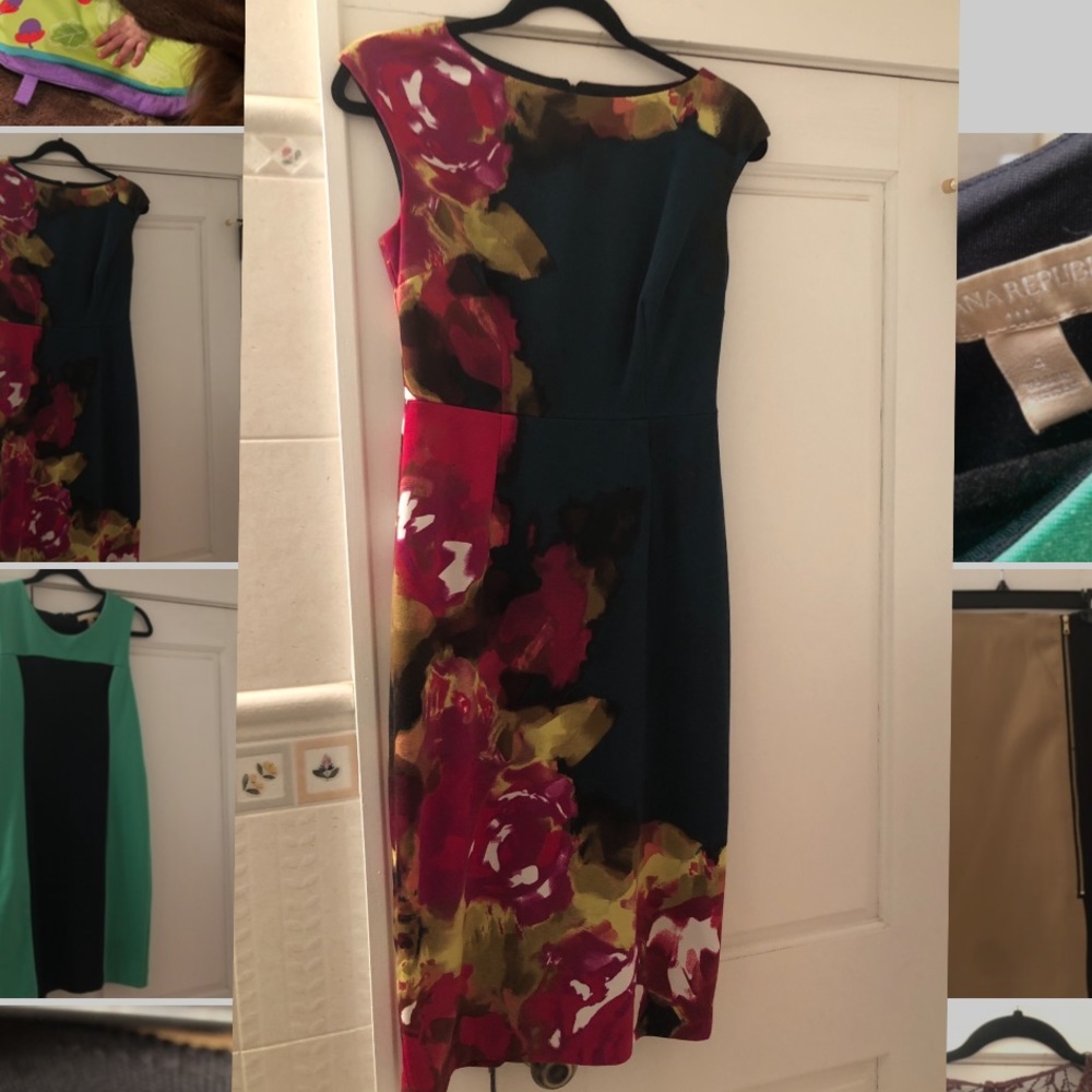Maggy London floral dress S 4